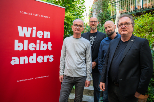 Pressekonferenz 'Wien bleibt Anders'